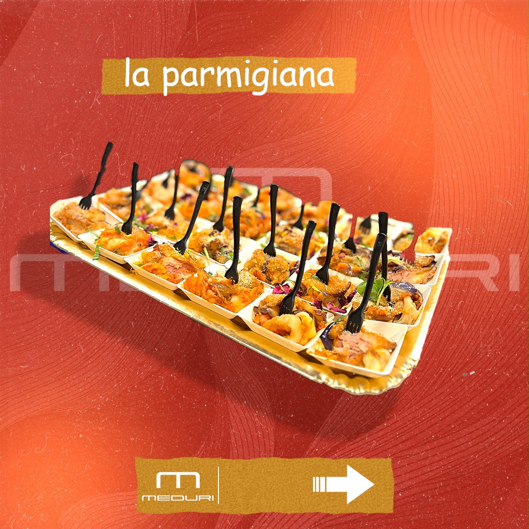 La parmigiana in monoporzione per eventi