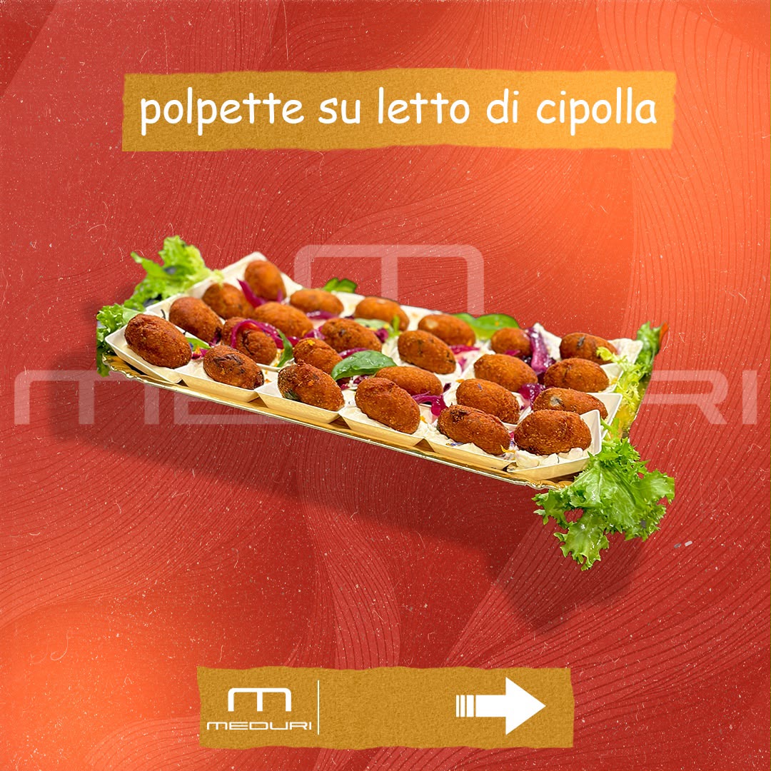 Polpette su letto di cipolla